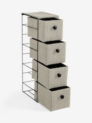 Monochrome Woven Slim Storage Drawers - Image 5 of 5