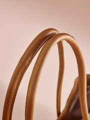 B by Ted Baker Raffia Leather Shopper Bag - Image 4 of 5