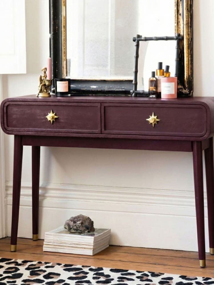 Rockett St George Fig Purple Ringo Console Table - Image 1 of 5