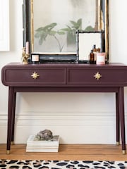 Rockett St George Fig Purple Ringo Console Table - Image 3 of 5