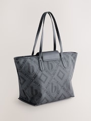 שחור מונוגרמה - B by Ted Baker Nylon Tote Bag - תמונה 1 מתוך 4