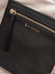 Melns - B by Ted Baker ādas iepirkumu soma - Attēls 5 no 5