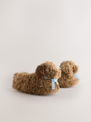 Tan Brown Mini Boot Slippers - Image 4 of 8