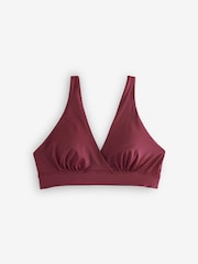 Seraphine Red Maternity Cross Over Bikini Top - Image 7 of 7