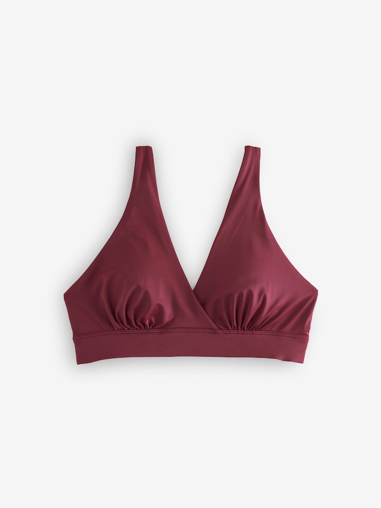 Seraphine Red Maternity Cross Over Bikini Top - Image 7 of 7 Seraphine Red Maternity Cross Over Bikini Top - Image 7 of 7