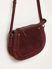 FatFace Slouchy Suede Saddle Crossbody Bag - Εικόνα 3 από 5