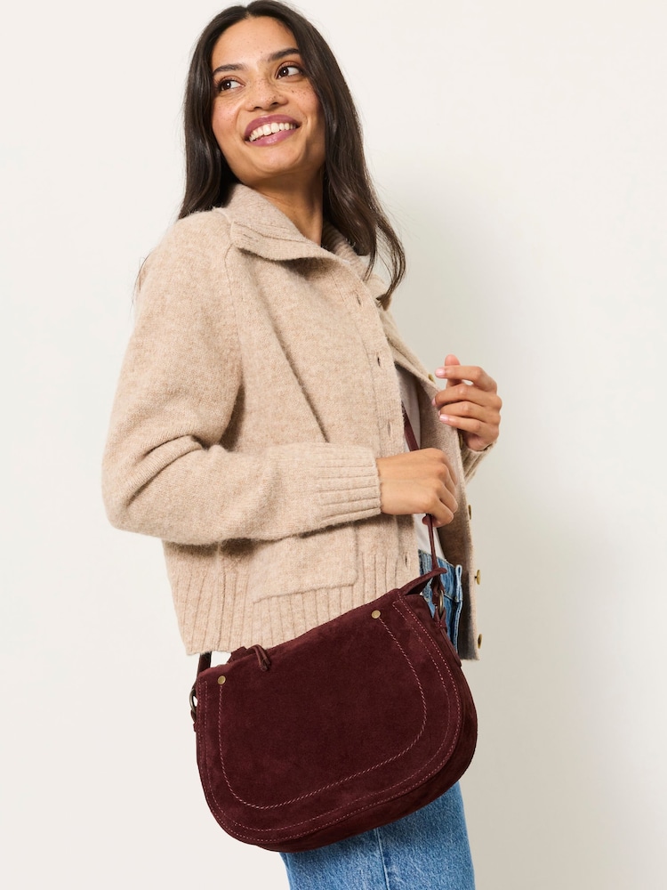 FatFace Slouchy Suede Saddle Crossbody Bag - Εικόνα 5 από 5 FatFace Slouchy Suede Saddle Crossbody Bag - Εικόνα 5 από 5