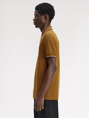 Bež-braon Braun - Polo majica sa kratkim rukavom Fred Perry - Slika 2 od 5
