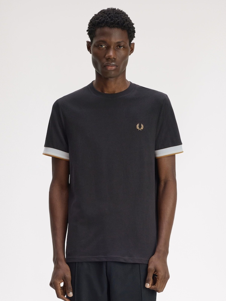 Fred Perry Twin Tipped Cuff T-Shirt - Image 1 of 5