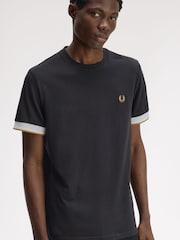 Fred Perry Twin Tipped Cuff T-Shirt - Image 3 of 5