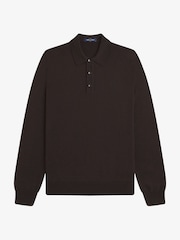 Klasična pletena polo majica Fred Perry - Slika 5 od 6