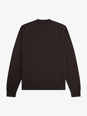 Fred Perry Brown Classic Cardigan - Image 6 of 6