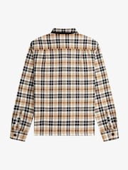 Fred Perry Natural Textured Check Overshirt - Image 4 of 4