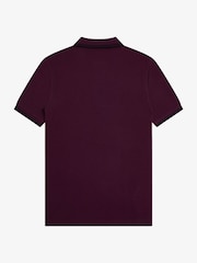 Fred Perry Purple Tipped Short Sleeve Polo Shirt - Image 5 of 5