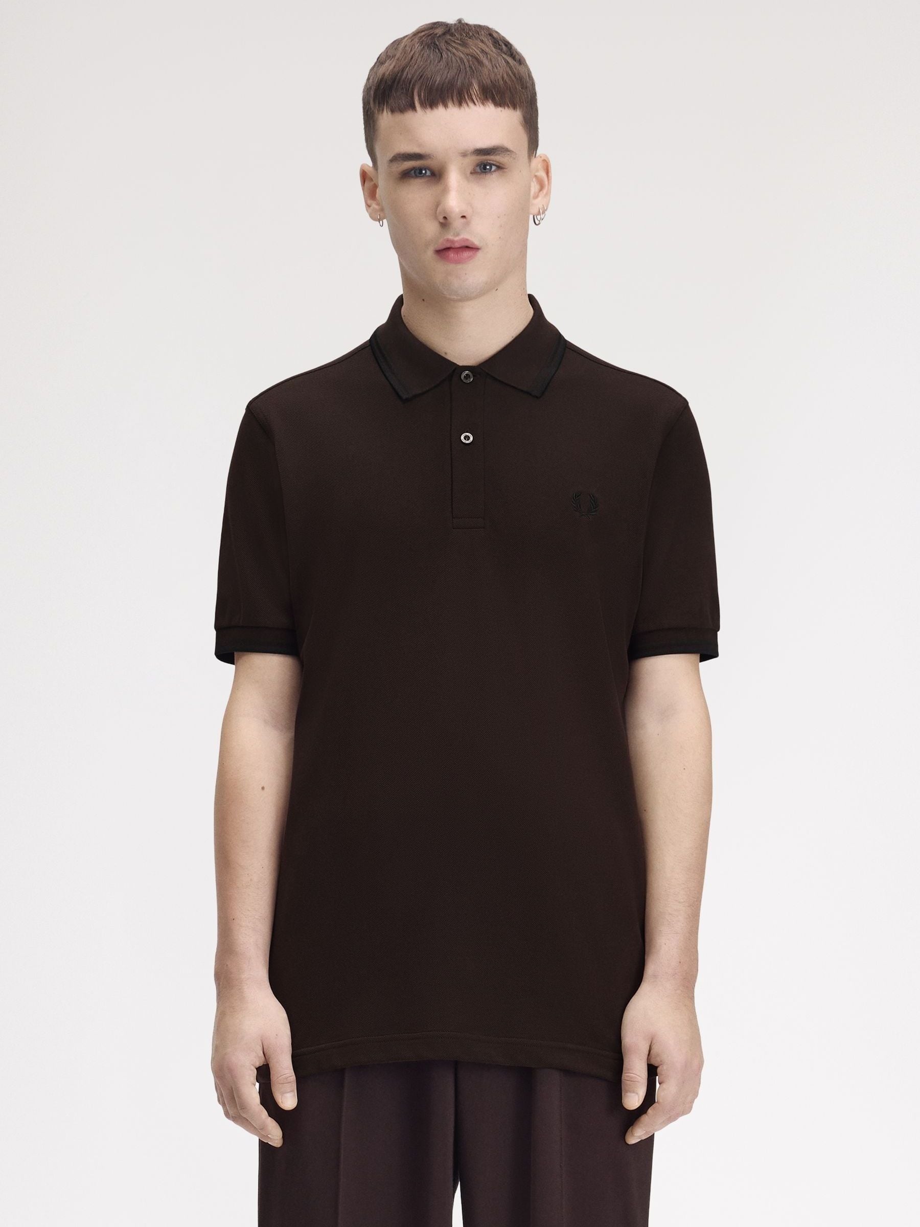Fred Perry M3600 Polo - Male - Polo Shirts - Brown - S - Tops - Image 10