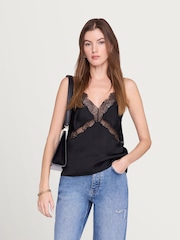 ANINE BING Black Mael Camisole - Image 1 of 4