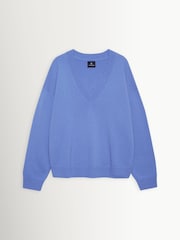 ANINE BING Blue Lee Blue Badge Jumper - Image 4 of 5