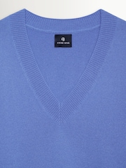 ANINE BING Blue Lee Blue Badge Jumper - Image 5 of 5