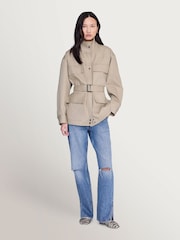 ANINE BING Cream Odin Jacket - Image 1 of 4