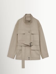 ANINE BING Cream Odin Jacket - Image 3 of 4