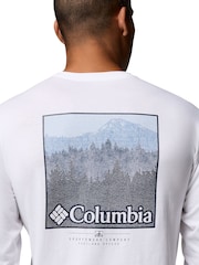 Columbia CSC™ Graphic Long Sleeve White T-Shirt - Imaginea 5 din 5