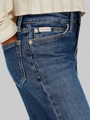 Calvin Klein Blue High Rise Wide Leg Jeans - Image 4 of 5