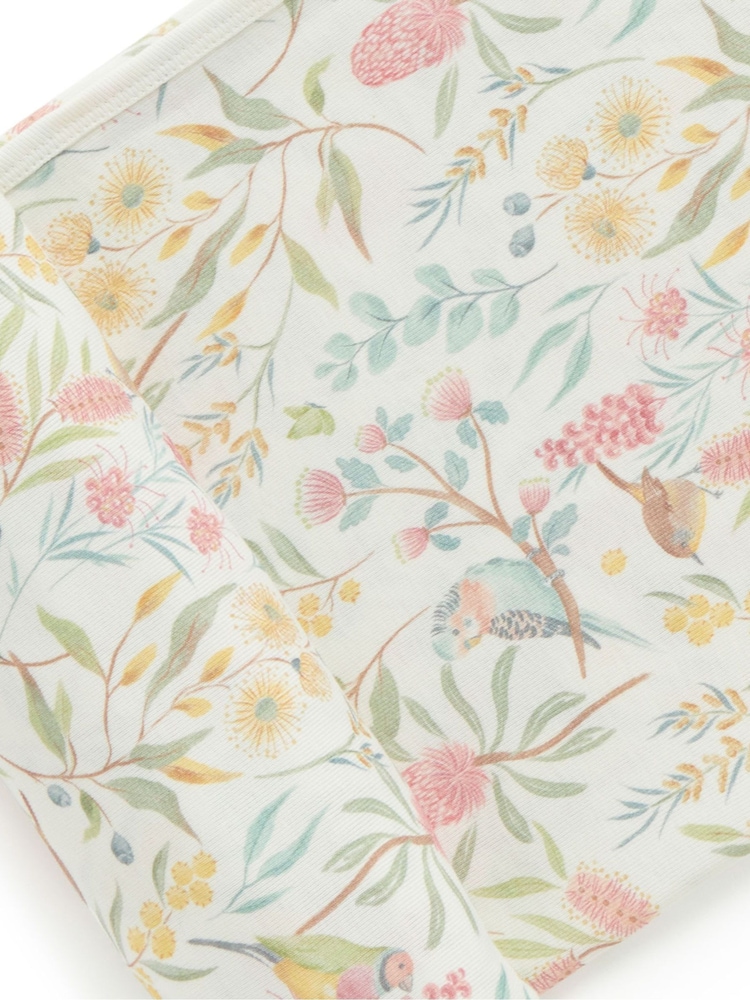 Purebaby Pink Stretch Wrap Blanket - Image 3 of 3 Purebaby Pink Stretch Wrap Blanket - Image 3 of 3