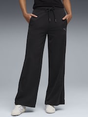 Puma Black Her High Waist Wide-Leg Trousers - Image 1 of 5