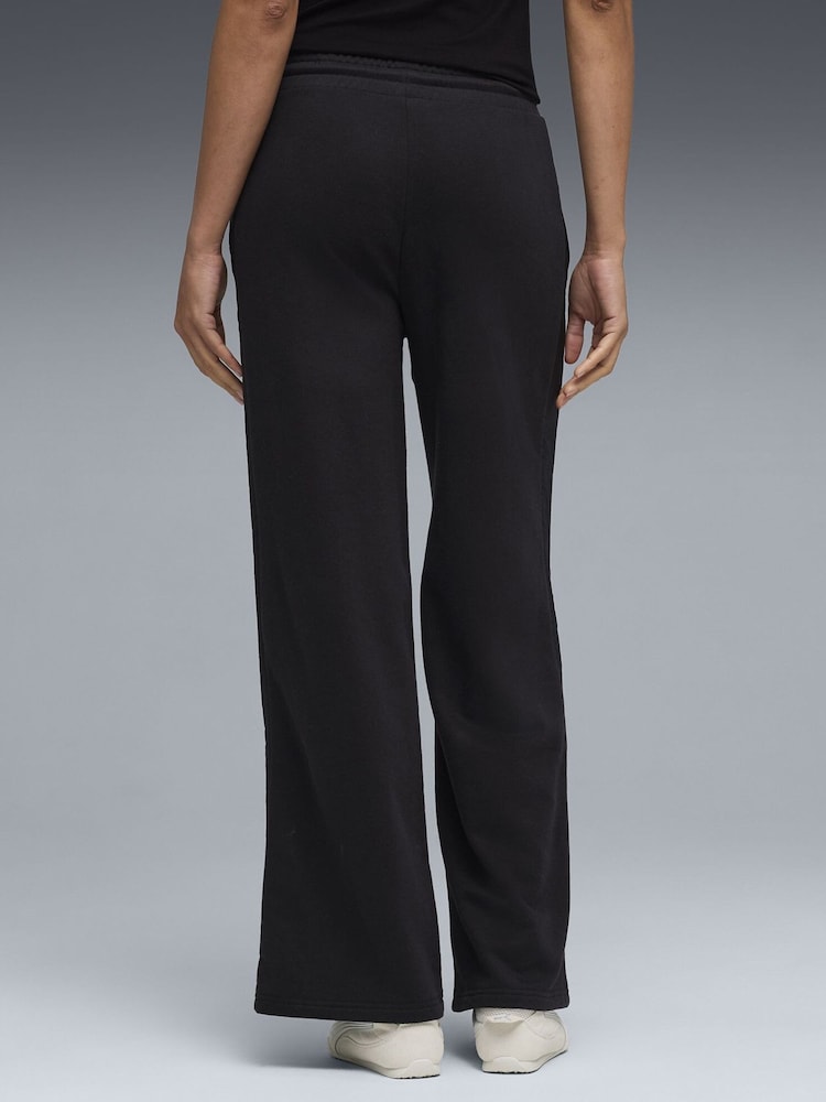 Puma Black Her High Waist Wide-Leg Trousers - Image 2 of 5 Puma Black Her High Waist Wide-Leg Trousers - Image 2 of 5