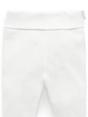 Purebaby White Pointelle Footed Leggings - Image 2 of 4