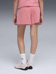 Puma Pink Essentials Small No 1 Logo Shorts - Image 2 of 5