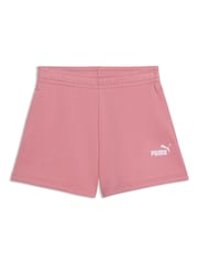 Puma Pink Essentials Small No 1 Logo Shorts - Image 4 of 5