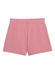Puma Pink Essentials Small No 1 Logo Shorts - Image 5 of 5