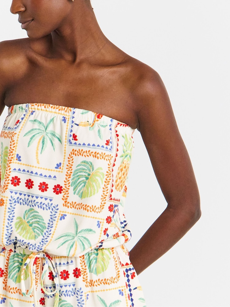 JD Williams Nude Bandeau Playsuits 2 Pack - Image 4 of 4