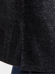 JD Williams Black Soft Touch Ribbed Cardigan - Image 4 of 4