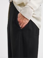 JD Williams Black Anthology Premium Smart Ponte Barrel Trousers - Image 4 of 4