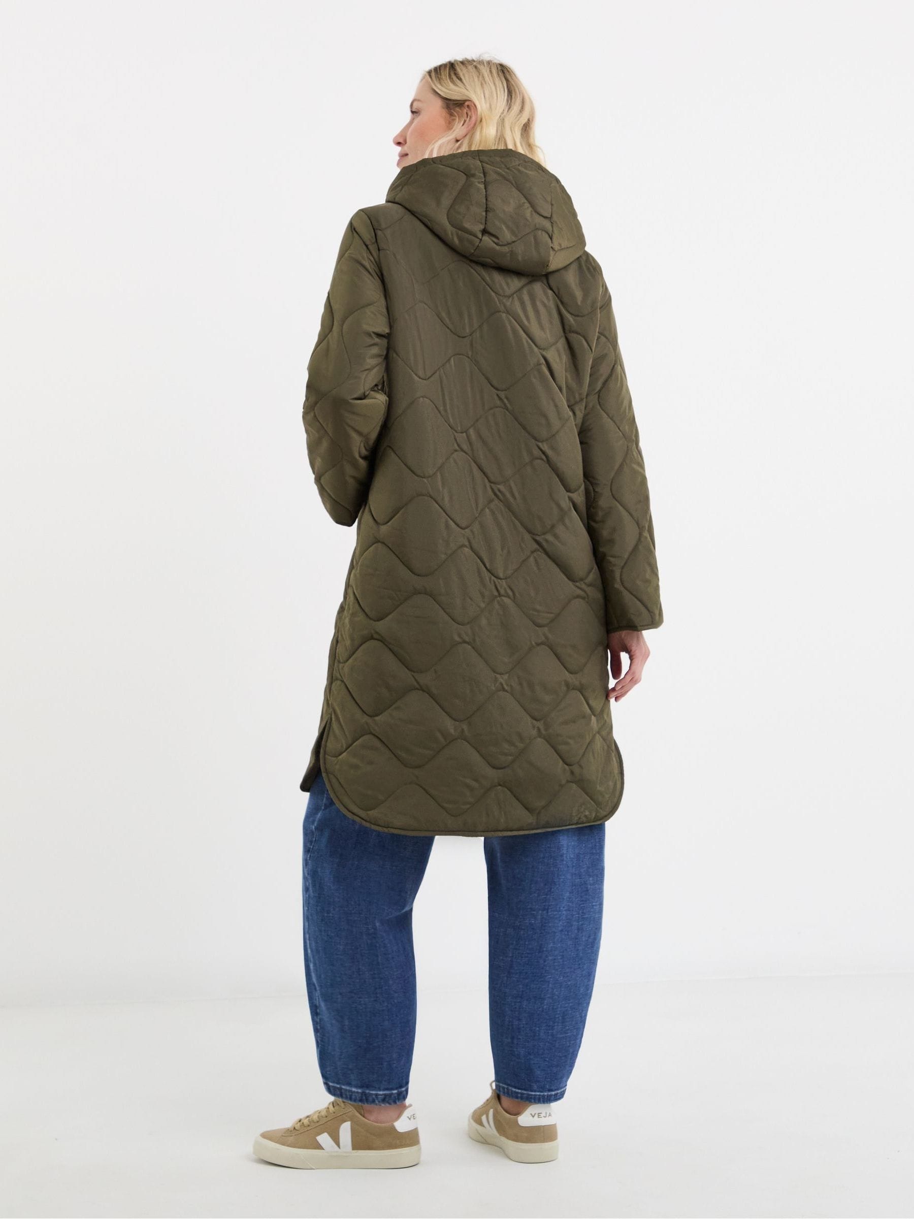 Buy JD Williams Green Longline Quilted Coat from the Next UK