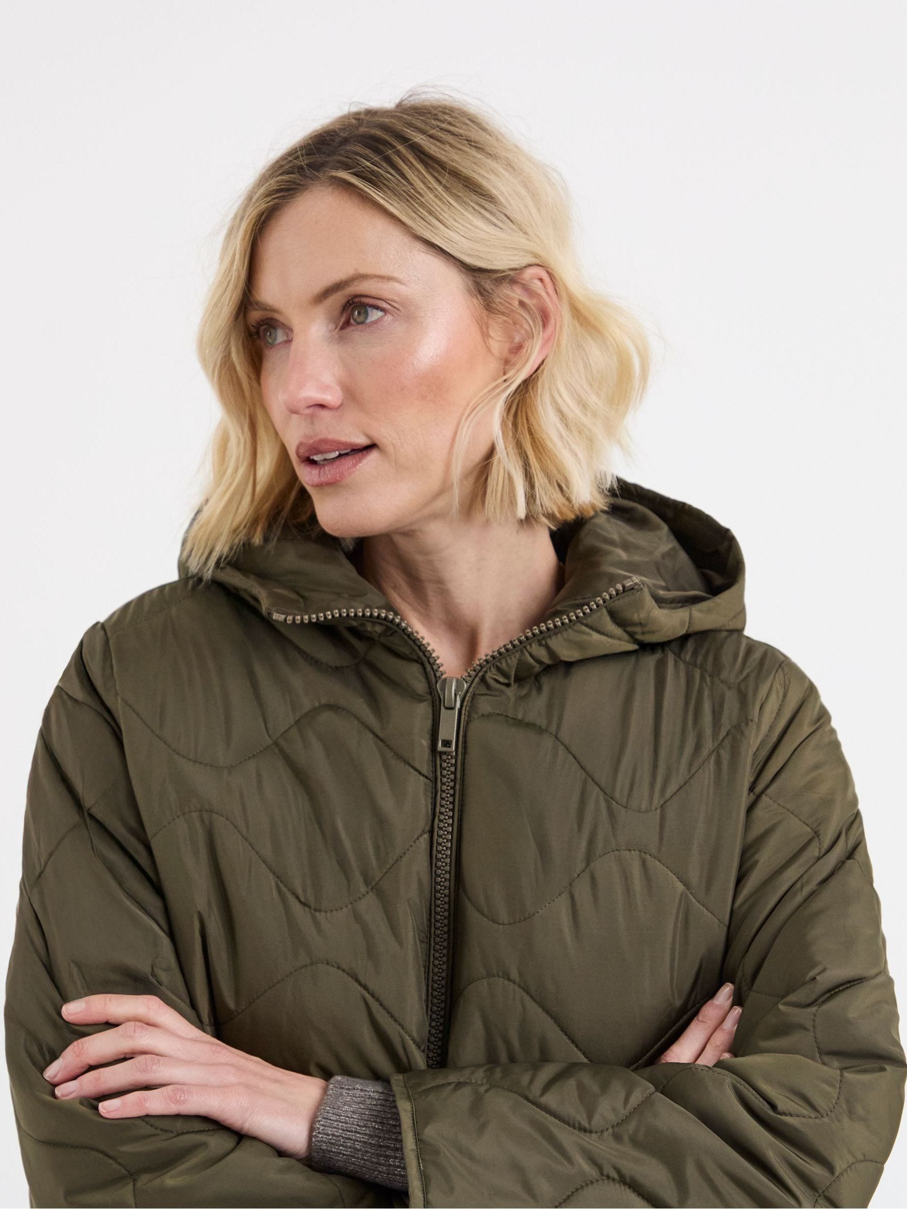 N.N.M　CITYSHOP QUILTED DOWN COAT Buy JD Williams Green Longline Quilted Coat from the Next UK