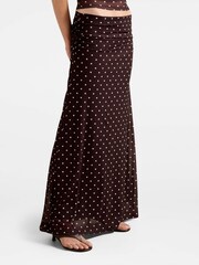 Forever New Brown Mimi Flute Maxi Skirt - Image 2 of 4
