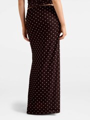 Forever New Brown Mimi Flute Maxi Skirt - Image 3 of 4
