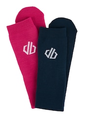 Dare 2b Pink Thermal Socks 2 Pack - Image 4 of 4