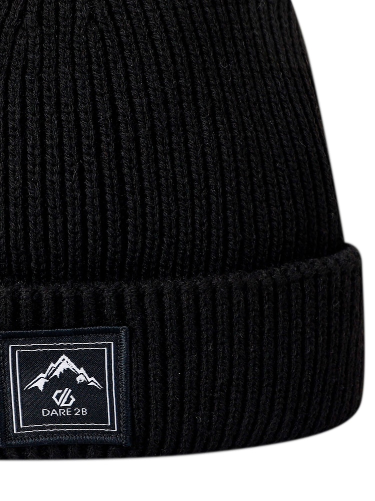 Dare 2b Black Natural Rider Beanie Hat - Image 3 of 3