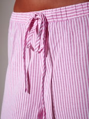 Pantalon na may Guhit na Malalim na Mansanas sa South Beach - Larawan 6 ng 6