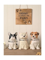 Widdop White West Highland Terrier Biscuit Barrel - Image 2 of 4