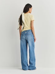 FRAME Sundrop The Loose Relaxed Wide Leg Jeans - Image 3 of 6