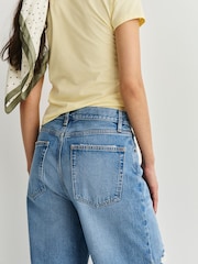 FRAME Sundrop The Loose Relaxed Wide Leg Jeans - Image 6 of 6