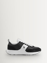 Polo Ralph Lauren Black Train 89 Trainers - Image 1 of 2