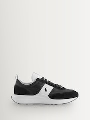 Polo Ralph Lauren Black Train 89 Trainers - Image 2 of 2