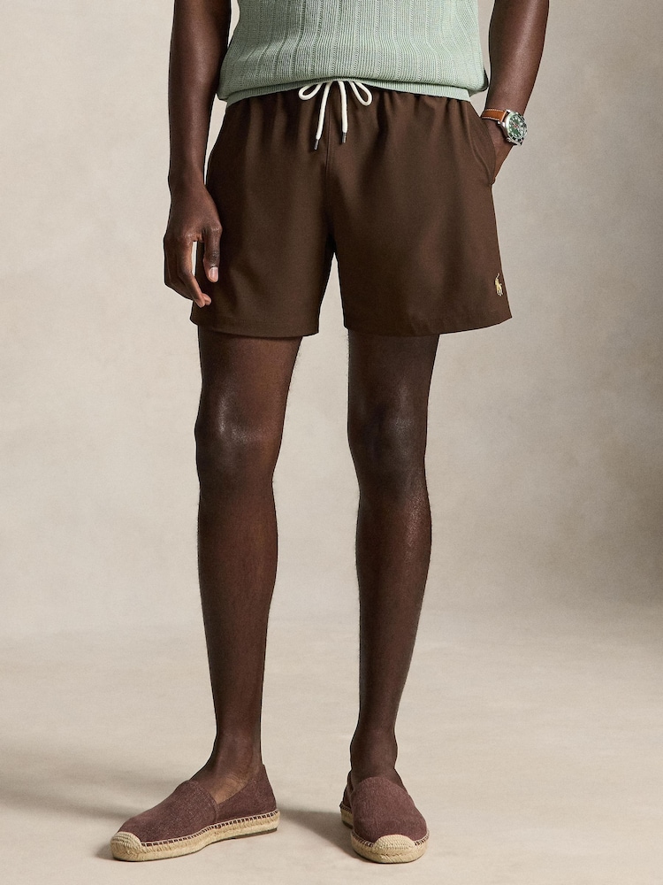 Polo Ralph Lauren Light Brown Traveller Swim Shorts - Image 1 of 5