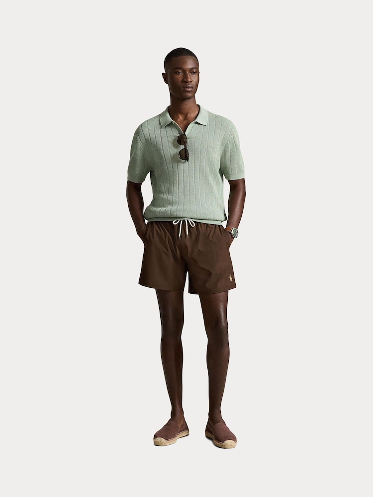Polo Ralph Lauren Light Brown Traveller Swim Shorts - Image 5 of 5